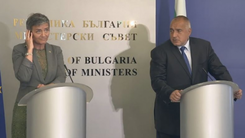 Еврокомисар Вестагер пред Борисов: България играе важна роля за изграждането на Европейския енергиен съюз (ВИДЕО)