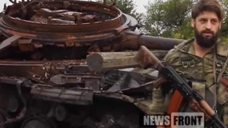 Два танка и БТР загубили украинците (ВИДЕО)