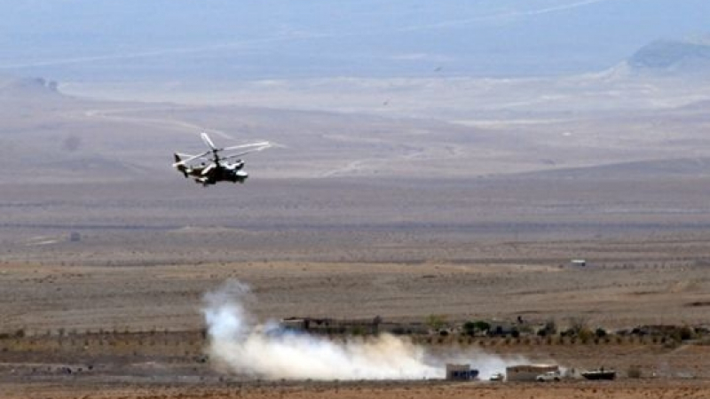 Нов удар по ДАЕШ! Руски вертолети унищожиха цял керван на джихадистите