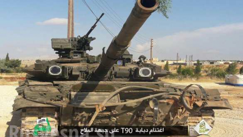 Джихадистите в Сирия плениха правителствен танк Т-90     