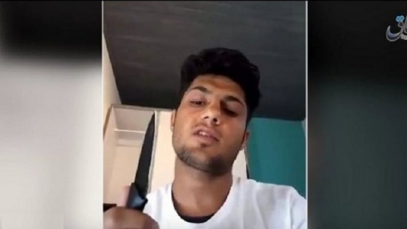 „Ислямска държава“ публикува клип с нападателя на влака в Германия (ВИДЕО)