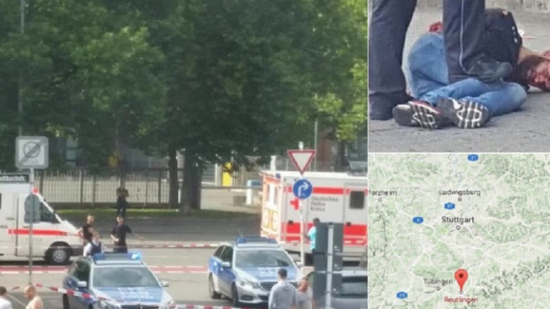 Нова драма в Германия! Мъж с мачете посече жена и рани още двама (СНИМКА)