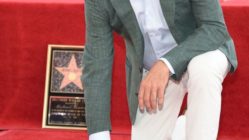 Майкъл Кийтън със звезда на Алеята на славата