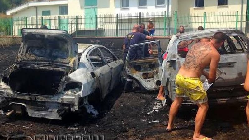 Адът слезна на земята в Сарафово, ето какво остана след пожара (СНИМКИ)