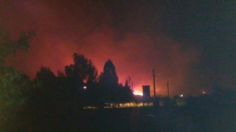 Огнен ад в Рилци, десетки жители на селото прекараха нощта на улицата 