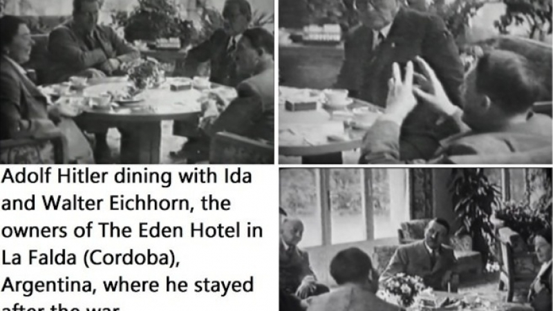 Вижте как Хитлер обядва в Аржентина много след края на Втората световна война (СНИМКИ)