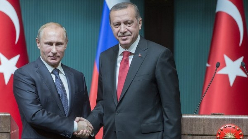 Вижте СНИМКИ от ключовата среща между Ердоган и Путин