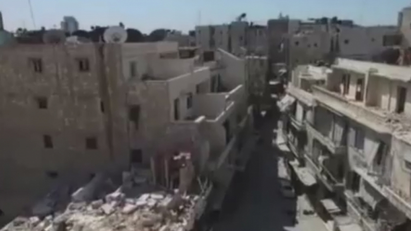 Как войната бавно разрушава Сирия: ВИДЕО от въздуха на километри руини   