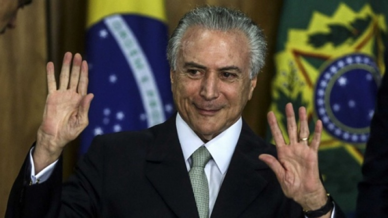 Мишел Темер се закле като президент на Бразилия
