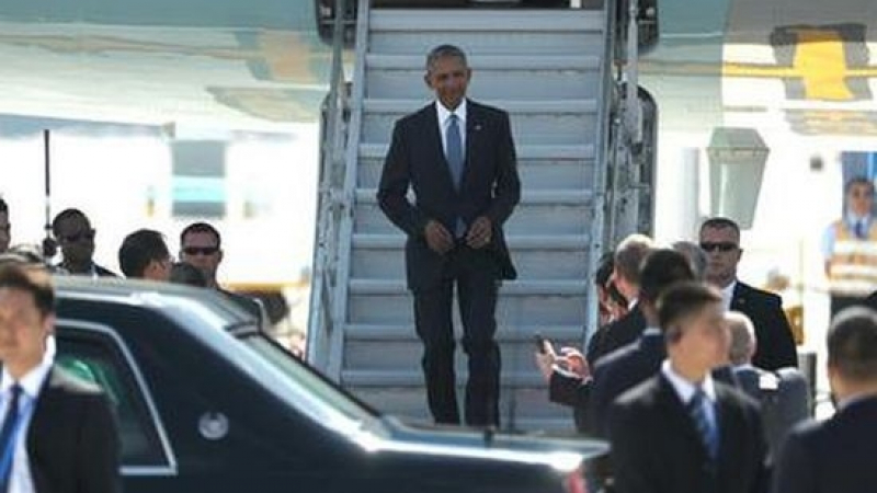 Китайците се счепкаха с американци при посрещането на Обама (ВИДЕО)