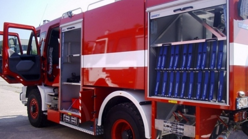 Автобус пламна като факла до хотел "Мираж" в Бургас