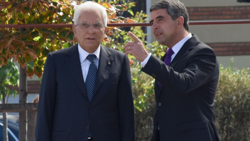Президентите на България и Италия разговаряха за влизането ни в Шенген (СНИМКИ)