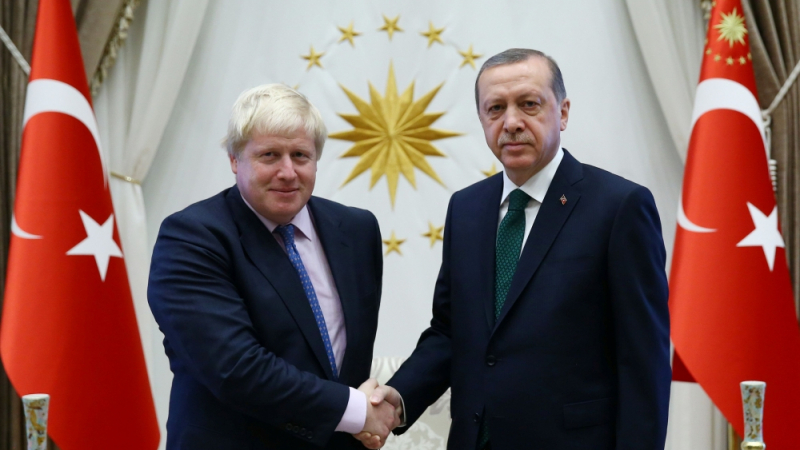 Президенът Ердоган е приел британския външен министър 