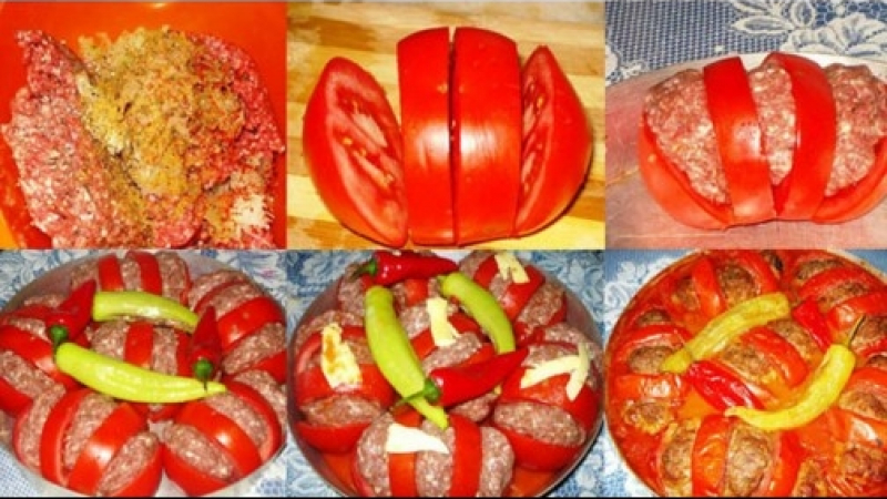Снощи го хапвахме в арабския ресторант, днес реших да изненадам домашните: Уникални пълнени доматки по арабски!