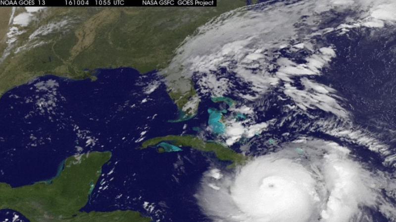 НАСА показа как изглежда опустошителният ураган Матю от Космоса! (СНИМКИ/ВИДЕО)