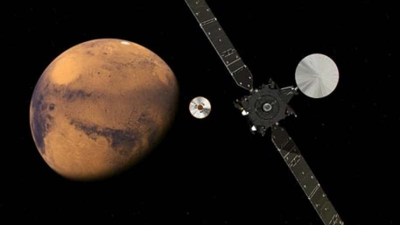 Марсоходът Schiaparelli с първи сигнал след приземяването, започна мисията на българския апарат "Люлин" (ВИДЕО)
