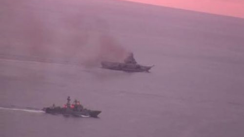 Самолет разузнавач на НАТО засне преминаването руската армада покрай Норвегия (ВИДЕО)
