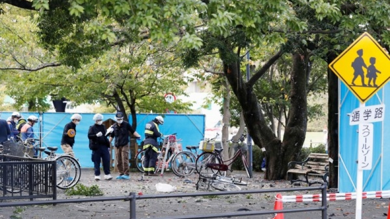 Касапница в Япония, взриви се пенсионер - камикадзе (СНИМКИ/ВИДЕО)