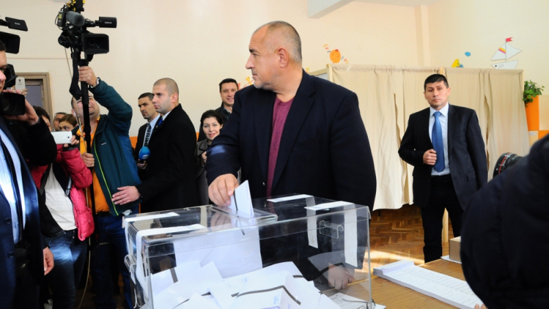 Първо в БЛИЦ! Борисов гласува пръв от политиците на 13 ноември, ето къде