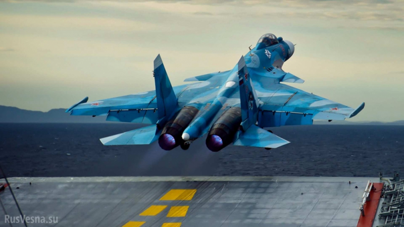 В небето над Сирия са забелязани изтребители Су-33 от „Адмирал Кузнецов” 