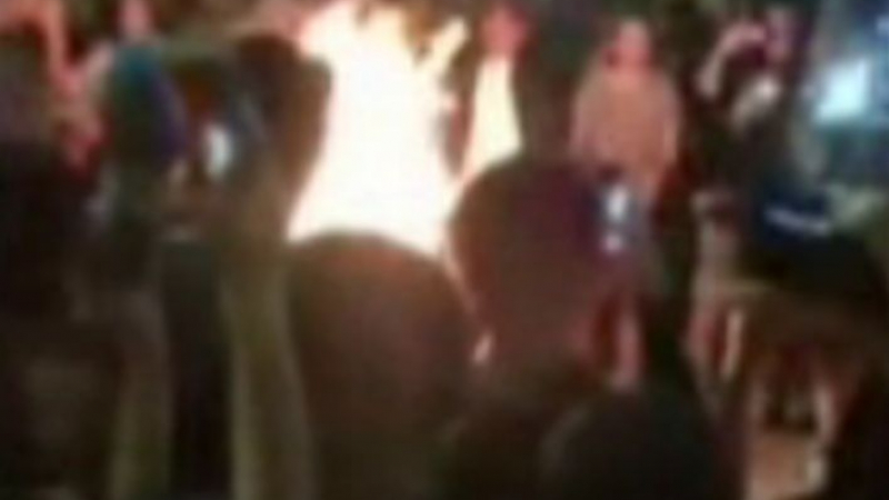 Студенти изгориха чучело на Доналд Тръмп (ВИДЕО)