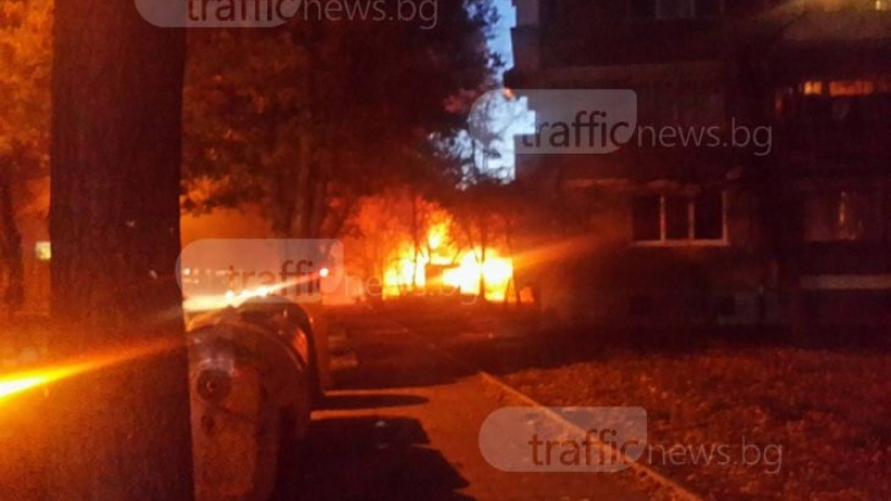 Пожар унищожи заведение в Пловдив (СНИМКИ/ВИДЕО)