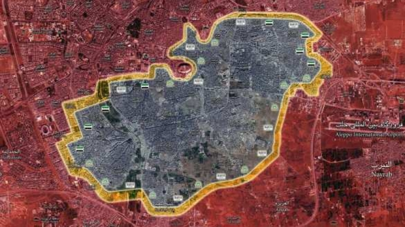 Под напора на сирийската армия в Алепо терористите спешно се обединяват в коалиция  (КАРТА)