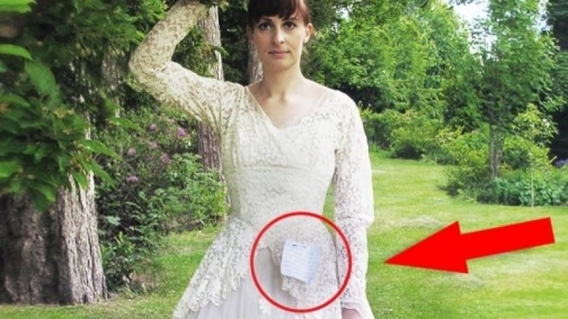 Мъж пожертва сватбената рокля на съпругата си за благотворителност. Това, което намериха вътре, обаче, докара всички до възторг! (СНИМКИ)