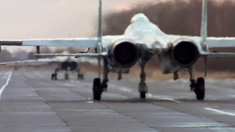 ВИДЕО от полетите на авиацията на ВМФ на Русия над Калининград