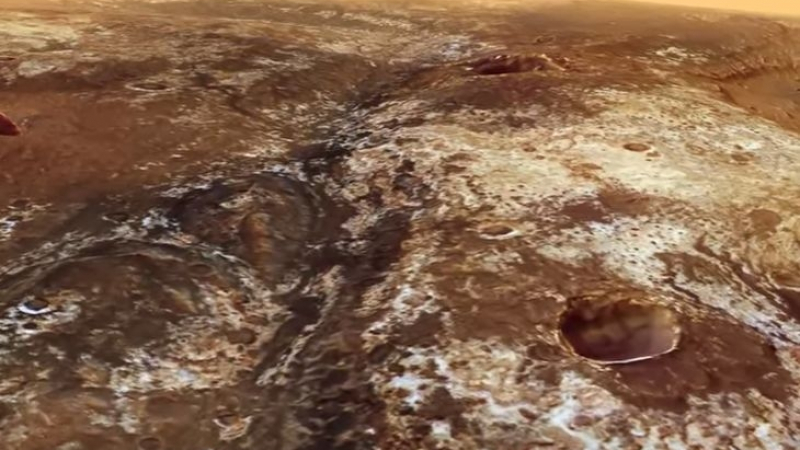ESA показа най-голямата марсианска долина (ВИДЕО) 