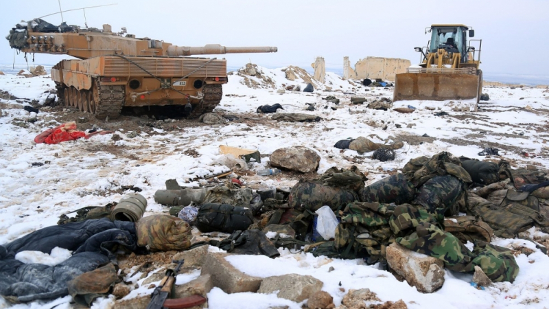 ИД плени турски танкове Leopard 2 в боеве край северния сирийски град Ал-Баб
