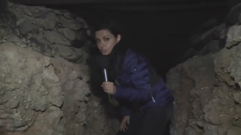 Ексклузивни кадри от подземния град на Алепо (ВИДЕО)