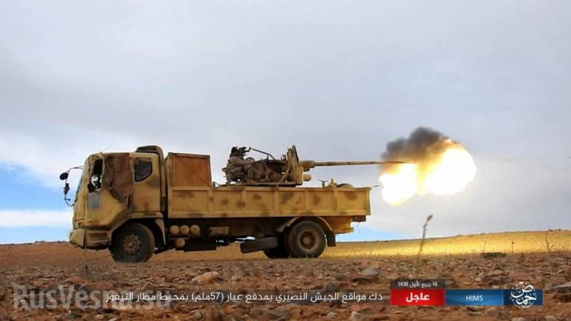 Руските ВКС и сирийската армия отблъснали ИД на 10 км от авиобаза Т-4 край Палмира