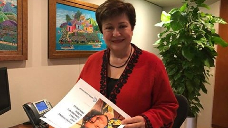 Кристалина Георгиева се похвали с първи работен ден в Световната банка (СНИМКА)