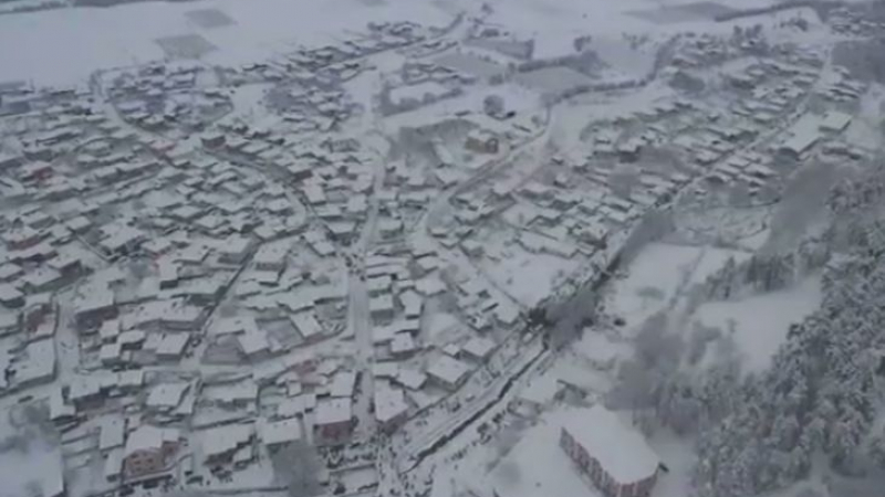 Уникално ВИДЕО разкри красотата на Калофер през зимата