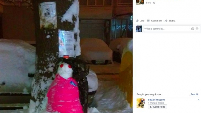 Само в БЛИЦ! Снежни човеци нападнаха София (ЗАБАВНИ СНИМКИ)
