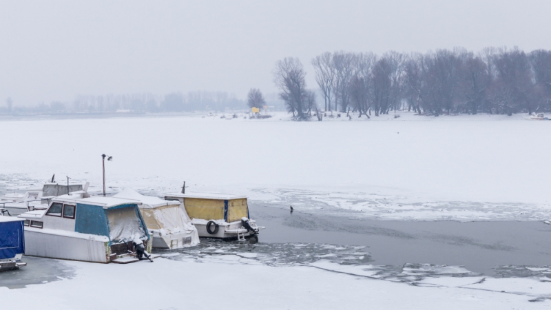 Леден бент на Дунав! Нивото на водата се повиши с метър