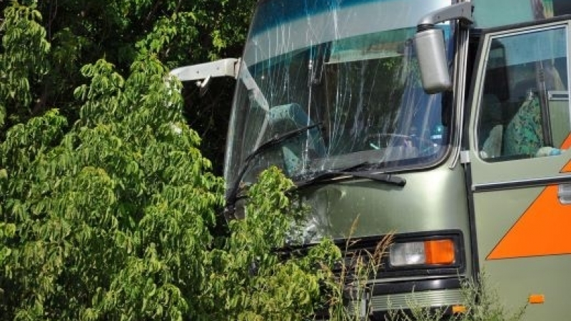 Автобус с 20 работнички катастрофира на път за цех за сарми в Огняново! 