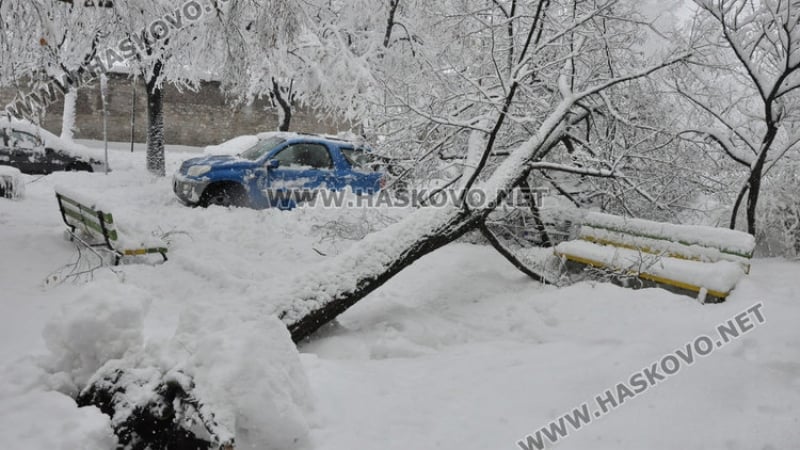 Сигнал до БЛИЦ! Снежен ад в Хасково, снегът вече е над 50 сантиметра и продължава да трупа (СНИМКИ)