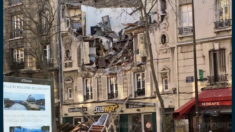 Взрив разтърси предградие на Париж, има пострадали (ВИДЕО)