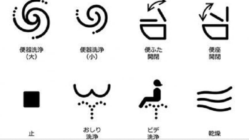 Странни символи в японските тоалетни озадачават туристите (ВИДЕО)