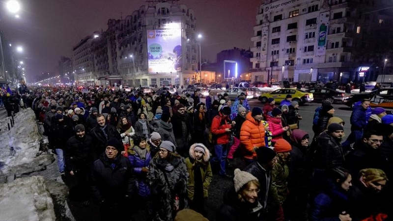 Около 15 хил. души протестират в Букурещ