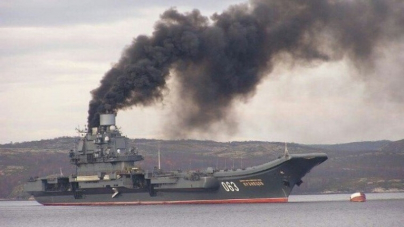 РБК пресметна колко струва походът на „Адмирал Кузнецов” в Сирия