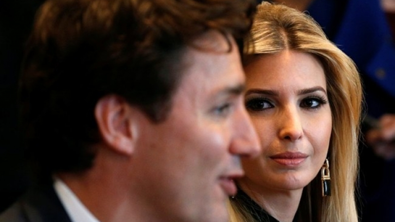 "Индипендънт": Иванка Тръмп изпи с поглед симпатичния канадски премиер (СНИМКИ)
