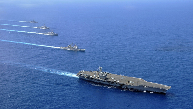 Напук на Китай авионосна група на САЩ патрулира в Южнокитайско море 