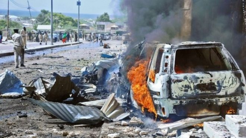 Жесток взрив в Сомалия разкъса на парчета 15 души, поне още толкова са ранени!