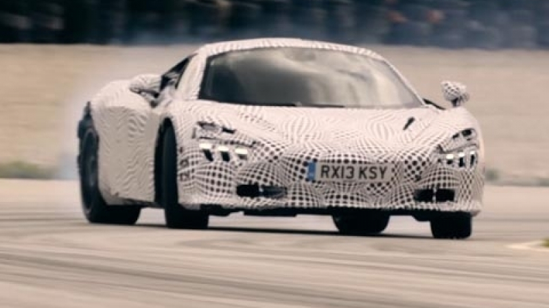 Новият McLaren в действие (ВИДЕО)