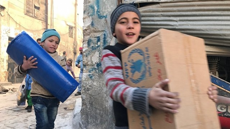 Русия е доставила над шест тона хуманитарна помощ на жителите на Алепо