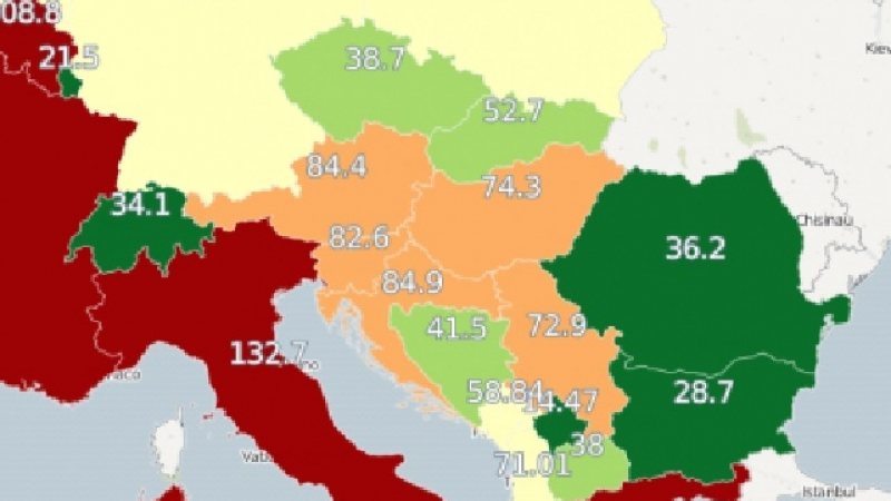 България сред най-малко задлъжнелите в Европа