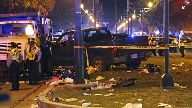 Кошмарни цифри за инцидента в Ню Орлиънс, където кола се вряза в тълпа (ВИДЕО)